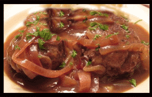 recette Viande aux oignons - cuisine Tunisienne