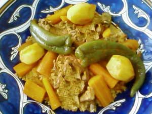 Couscous au poivron Couscous au poivron