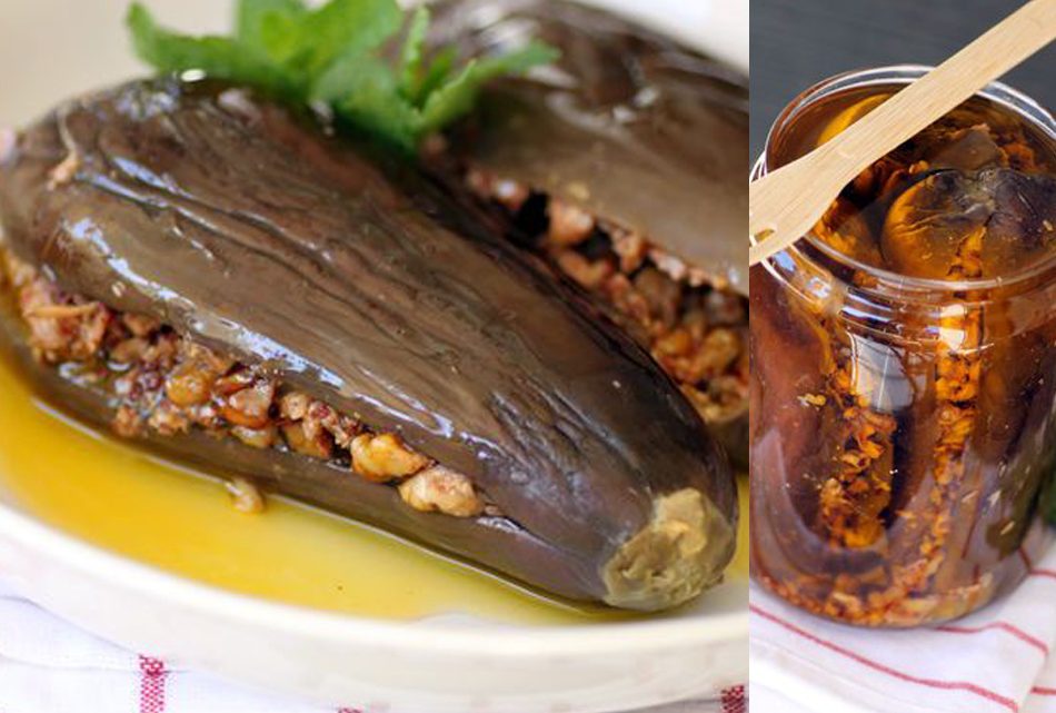 Makdouss d’aubergines ou conserve d’auergines Makdouss d’aubergines ou conserve d’auergines