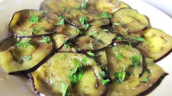 Aubergines à la vinaigrette