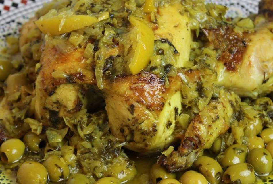 Tajine Marocain aux olives vertes Tajine Marocain aux olives vertes