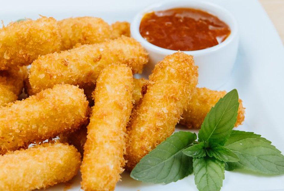 Bâtonnets de mozzarella Bâtonnets de mozzarella