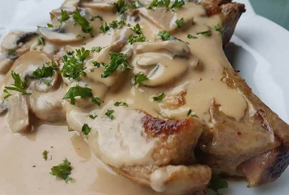 Côte de veau aux champignons Côte de veau aux champignons